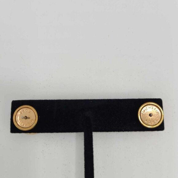 Michael Kors Rose Gold Large Crystal Stud Earrings - Picture 8 of 9